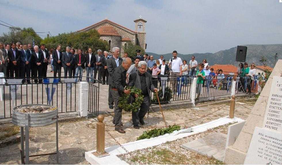 Τιμή μνήμης στους 23 εκτελεσθέντες της Κρυοπηγής