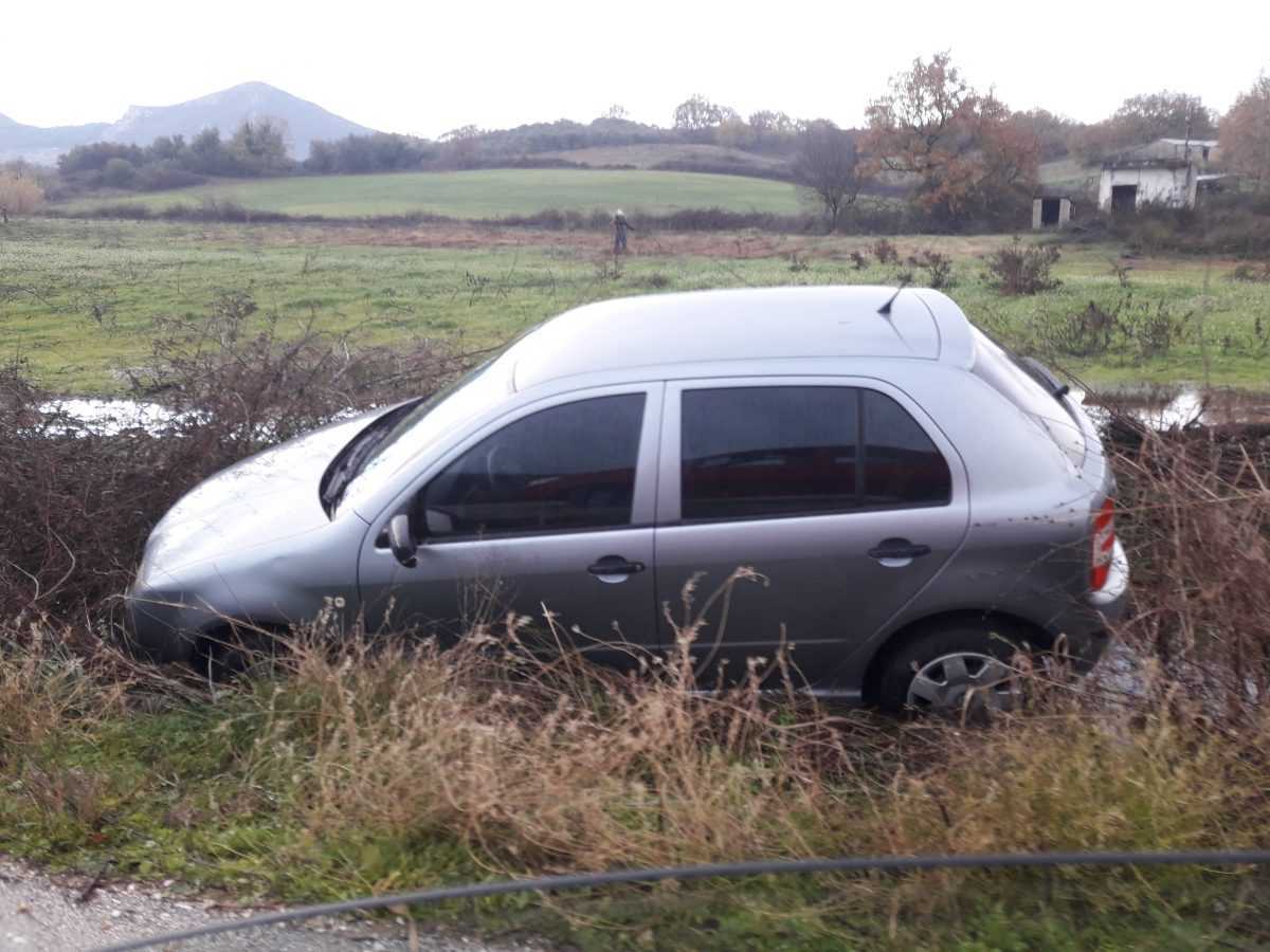 Εκτροπή Ι.Χ. αυτοκίνητου στην επαρχιακή οδό αρχάγγελου – Καναλακίου στον Αρχάγγελο Πρέβεζας !!