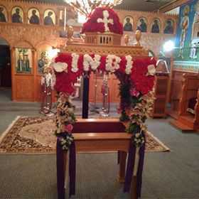 Όμορφος και αρμονικά φτιαγμένος ο Επιτάφιος στον Ιερό Ναό Κωνσταντίνου και Ελένης στην Χόχλα Δήμου Πάργα.