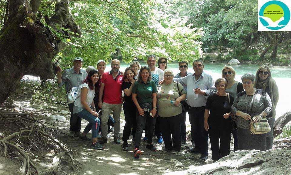 Ομάδα την από Θεσσαλονίκη και Γιαννιτσά τα ξεναγήθηκαν στο μονοπάτι των Στενών του Αχέροντα!!