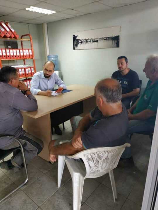 Συνάντηση του Κώστα Μπάρκα με τα Δ.Σ. ΑΣΥΠ Νικόπολης, ΑΣΠΟΠ Πρέβεζας και  Κηπευτικού Συνεταιρισμού Πρέβεζας