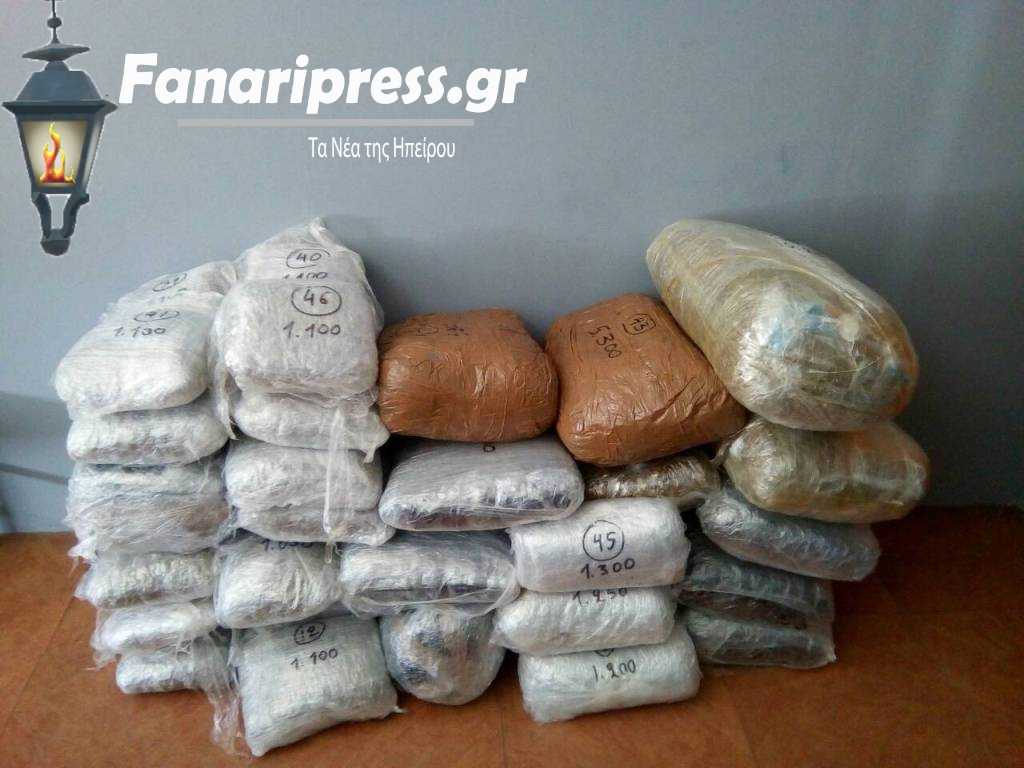 Ιωάννινα: 36χρονος αλλοδαπός οδηγούσε αυτοκίνητο με 112 κιλά κάνναβης!!