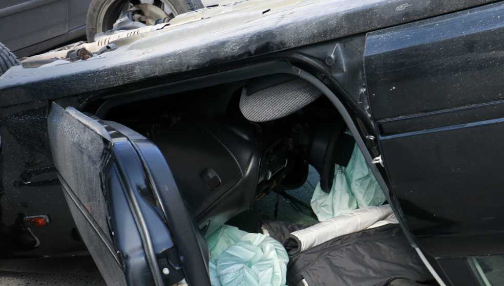 Αναποδογύρισε αυτοκίνητο στην Εγνατία, κοντά στο Βασιλικό Ηγουμενίτσας