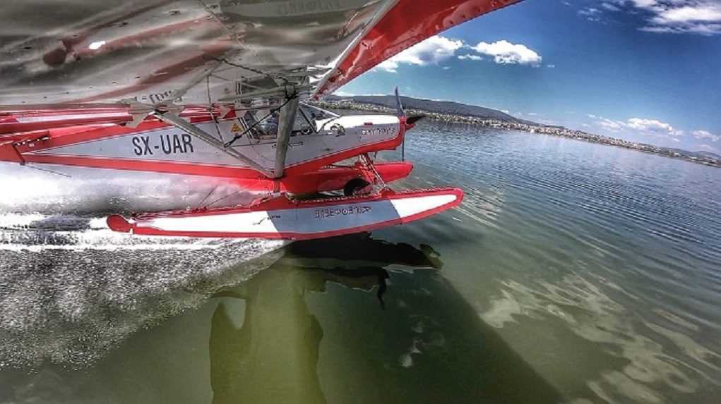 Το πρώτο υδροπλάνο στην Παμβώτιδα