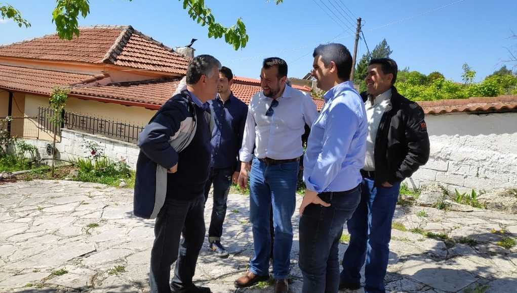 Στα χωριά Γλυκή, Σεβαστό και Σκάνδαλο ο υπουργός Ψηφιακής Πολιτικής, Τηλεπικοινωνιών και Ενημέρωσης, Νίκος Παππάς.