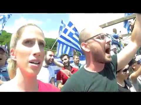 Πισοδέρι Φλώρινας: Οι διαδηλωτές τραγούδησαν και για τη Βόρειο Ήπειρο!