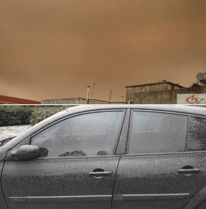 Το “πέρασμα” της Αφρικάνικης σκόνης έκρυψε τον ουρανό της Πρέβεζας