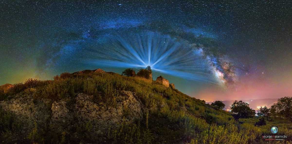 ΘΕΣΠΡΩΤΙΑ: H Ίριδα του Κάστρου του Αγίου Δονάτου!!