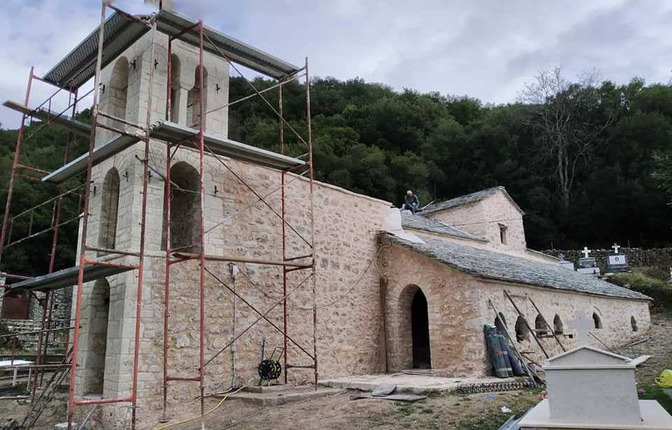 Σούλι: Αναστηλώθηκε παλαιός ναός της Αγίας Κυριακής στο χωριό Αυλότοπος