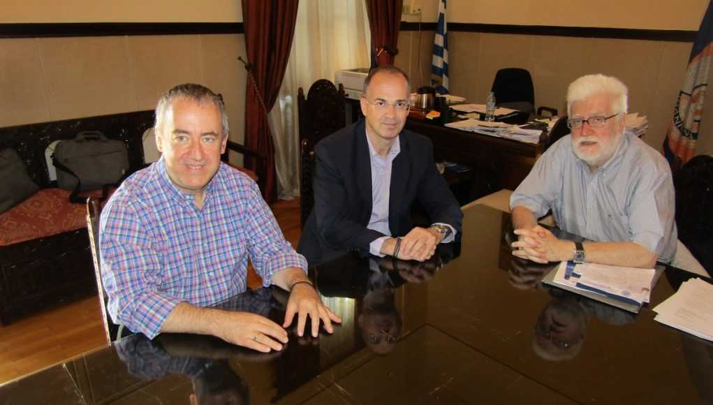 Ιωάννινα: Στον Δήμαρχο ο νέος Διοικητής του  Πανεπιστημιακού Νοσοκομείου.