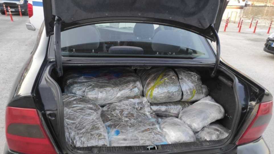 Μπλόκο σε 57 κιλά κάνναβης στην Σαγιάδα Θεσπρωτίας