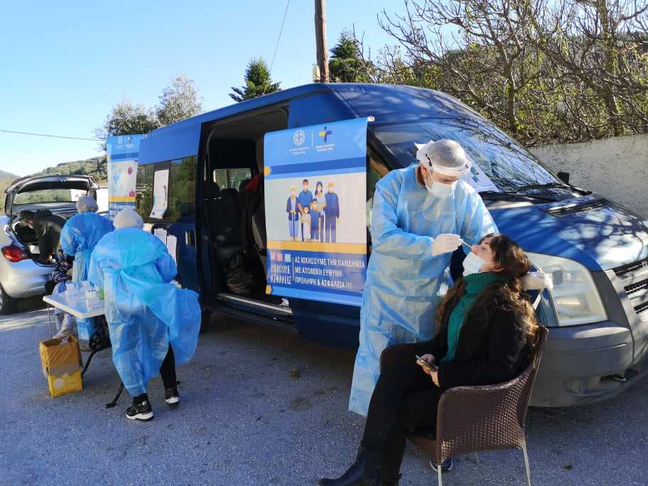 Κανένα θειτικό δείγμα Covid 19 στα 93 Rapid Test στην Πάργα