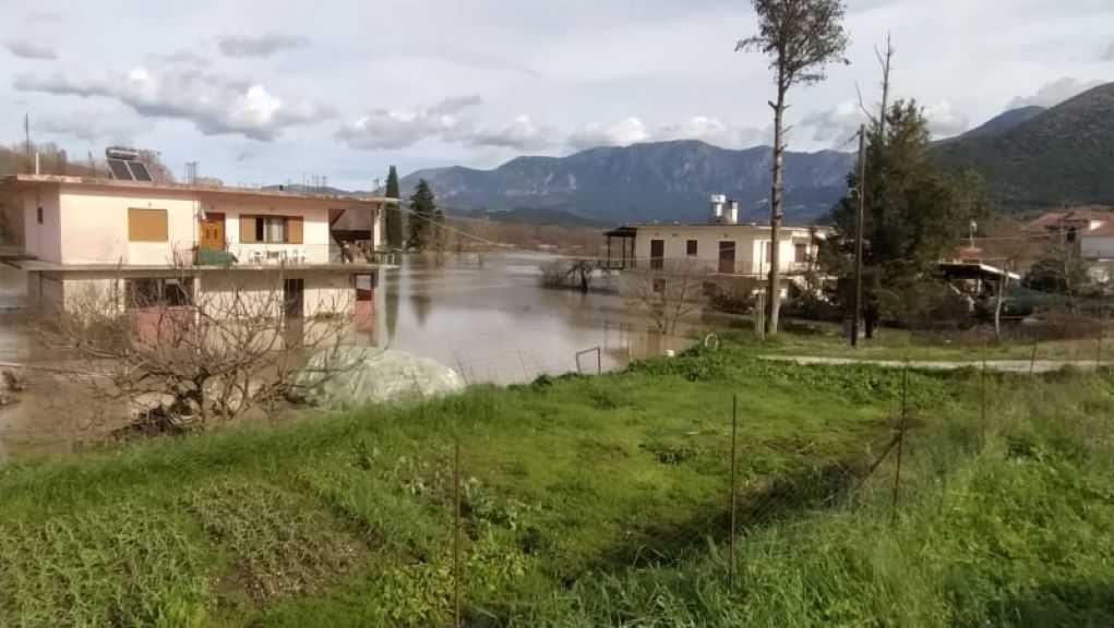 Απέραντη λίμνη για μια ακόμα φορά οι κάμποι της Θεσπρωτίας από την υπερχείλιση του ποταμού Καλαμά