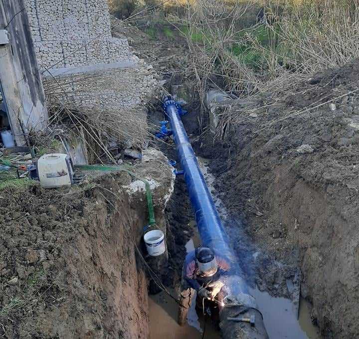 Πρέβεζα: Τοποθετήθηκε ο νέος αγωγός ύδρευσης  στην  Τ.Κ. Μιχαλιτσίου