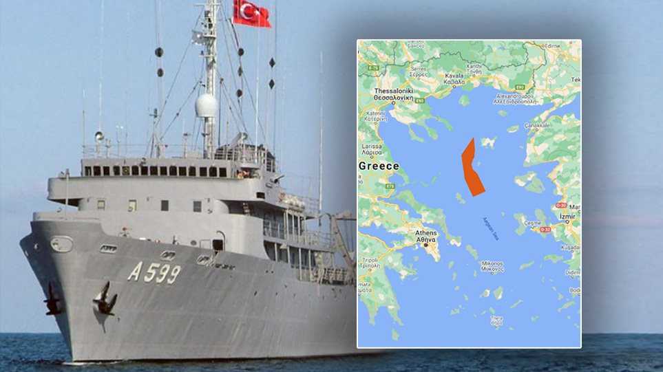 Το Τσεσμέ λέει ανάμεσα σε Λήμνο και Άγιο Ευστράτιο για υδρογραφικές έρευνες