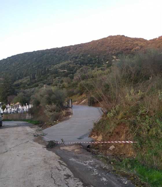 Διαμόρφωση της εισόδου του κοιμητηρίου Βουβοποτάμου