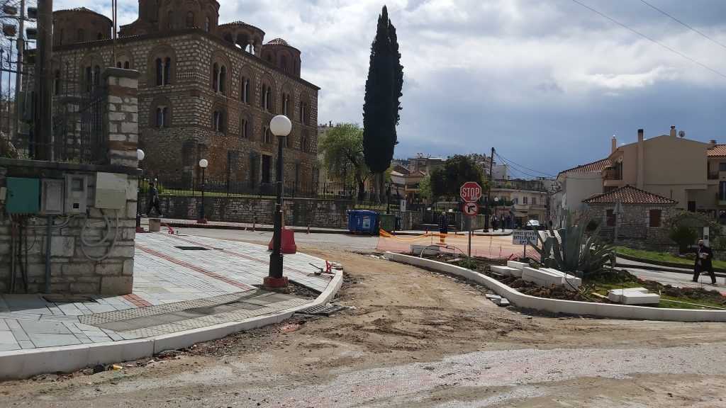 Με γοργούς ρυθμούς προχωρά το έργο της αισθητικής και λειτουργικής αναβάθμισης της περιοχής της Παρηγορήτισσας