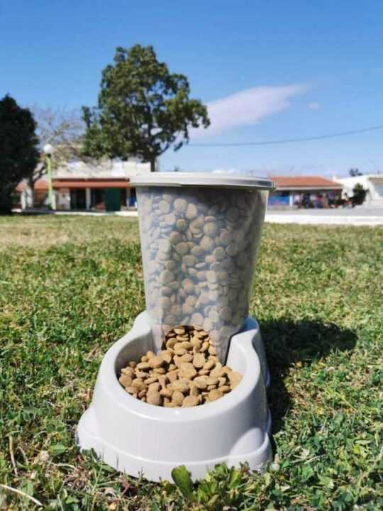 Λούτσα Πρέβεζας: Τοποθέτηση δοχείων σίτισης (ταϊστρες) για αδέσποτα ζώα από τον Δήμο Πάργας