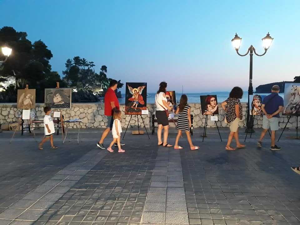 Πραγματοποιήθηκε η εκθεση Εικαστικών Δημιουργιών στην παραλία της Πάργας