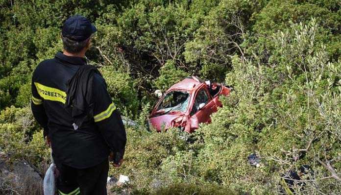 Τραγωδία: Σκοτώθηκε 30χρονος που έπεσε σε γκρεμό με το αυτοκίνητο