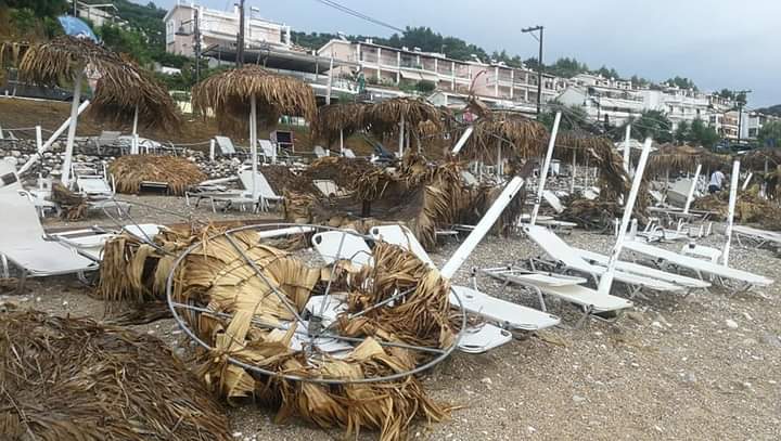 Εκτεταμένες ζημιές σε Πρέβεζα, Θεσπρωτία και Άρτα, προκάλεσε το ισχυρό μπουρίνι