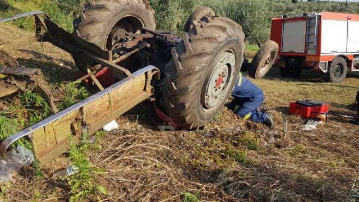 Τραγικός θάνατος για αγρότη: Έπεσε σε αυλάκι με τον τρακτέρ του και τον καταπλάκωσε.