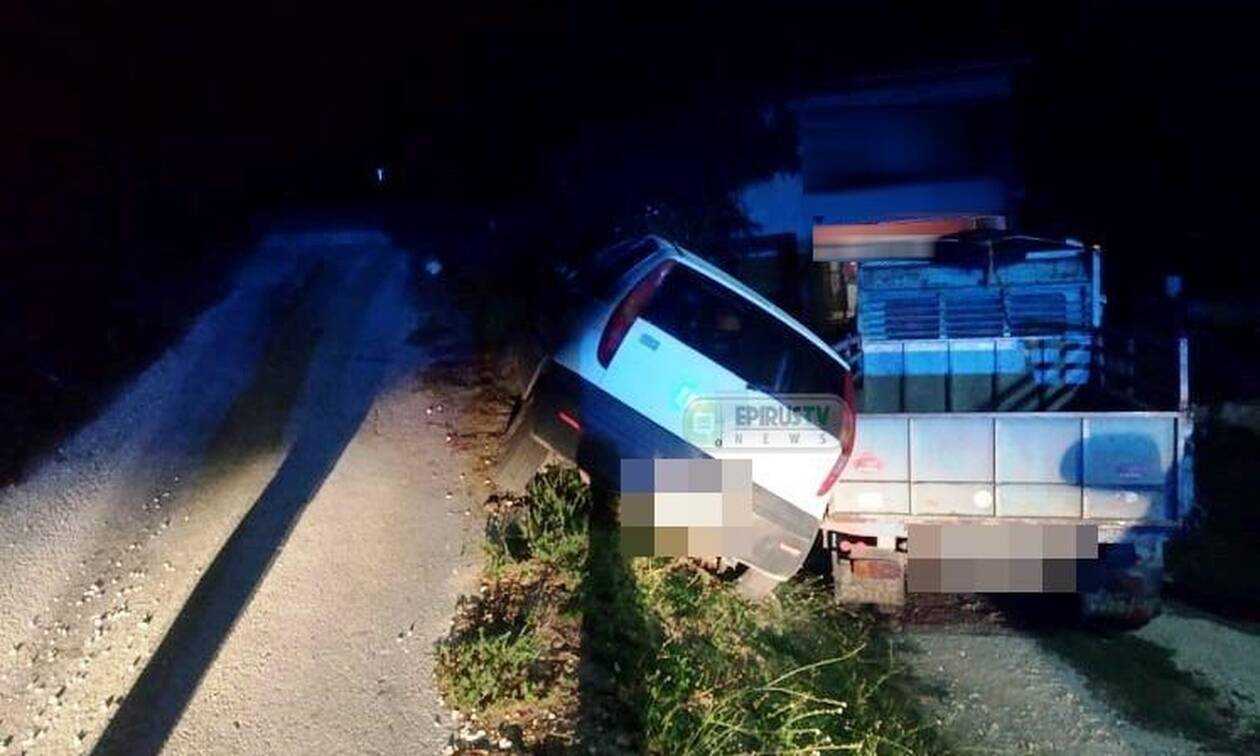 Ιωάννινα: Ηρωική προσπάθεια της ΔΙΑΣ – Κράτησαν με τα χέρια τους Ι.Χ. για να μη πέσει στον γκρεμό