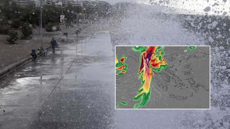 Επίθεση της «Αθηνάς» στην Ήπειρο – Με μανία χτυπά την Κέρκυρα η κακοκαιρία