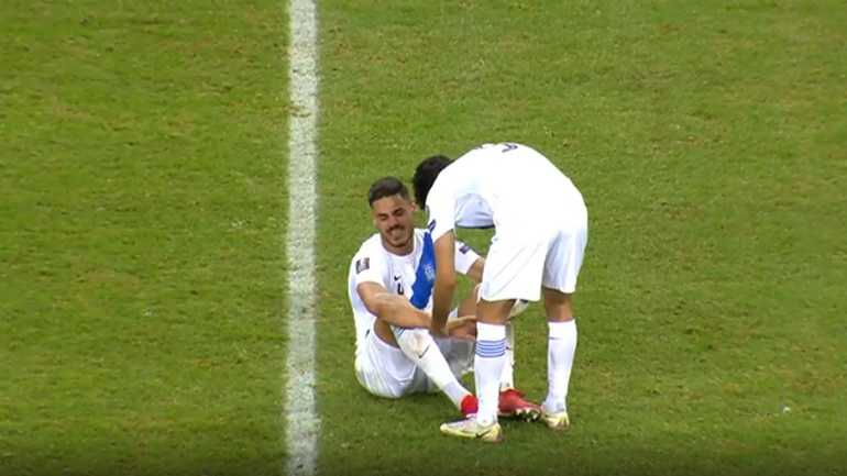 Εθνική: «Λύγισε» ο Μαυροπάνος μετά τη λήξη του αγώνα με τη Σουηδία