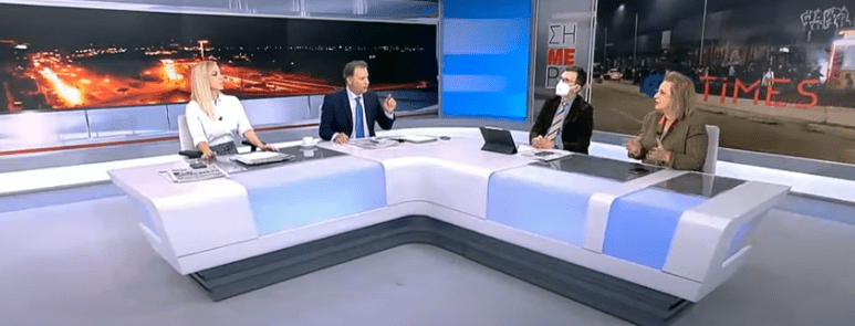 Χαμός στον “αέρα” εκπομπής! “Μαλλιοτραβήχτηκαν” η Παγώνη με δημοσιογράφο: «Τότε γιατί εμβολιαζόμαστε;»