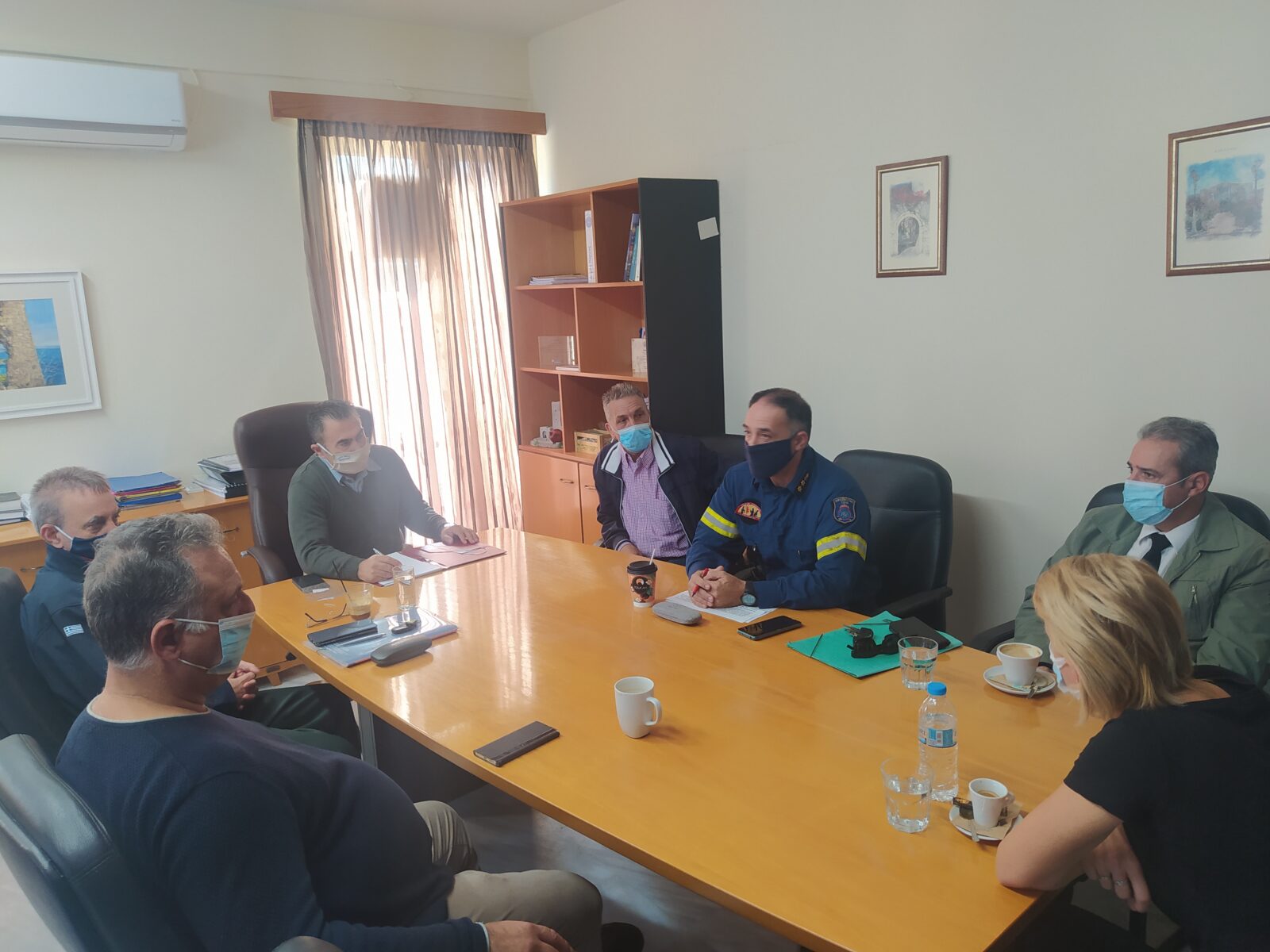Συνεδρίαση Συντονιστικού Πολιτικής Προστασίας Δήμου Πάργας για την προετοιμασία της χειμερινής περιόδου