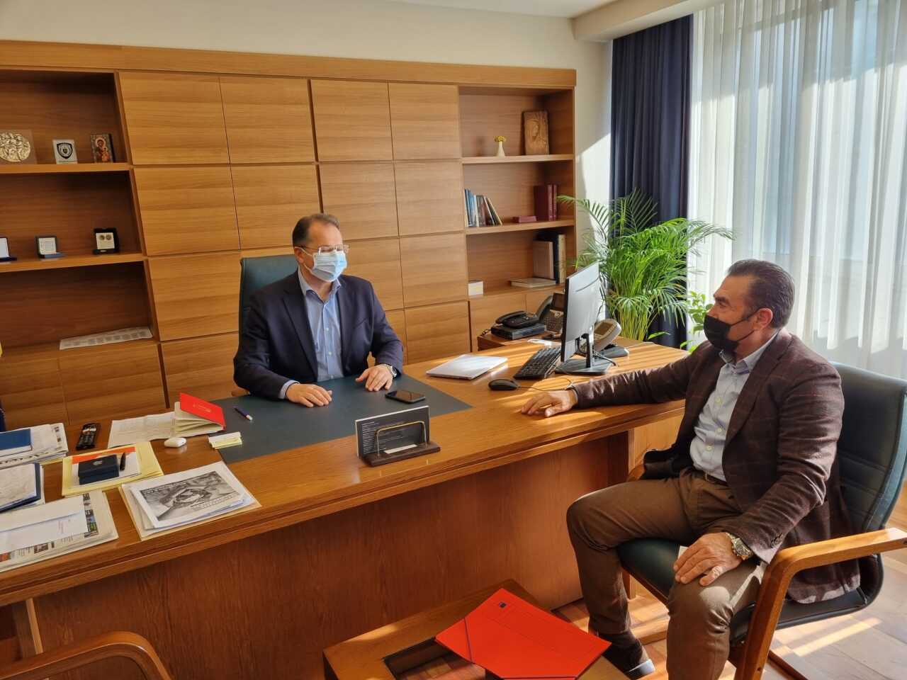 Συνάντηση Δημάρχου Πάργας με τον Υφυπουργό Αγροτικής Ανάπτυξης και Τροφίμων