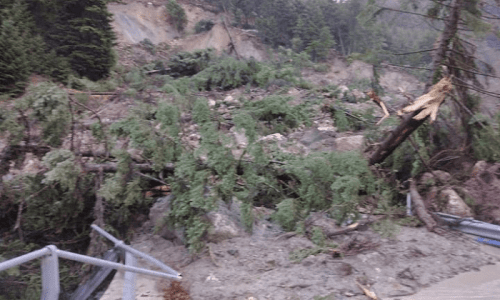 θάφτηκε από χώματα και λάσπες γέφυρα στα Θεοδώριανα Άρτας