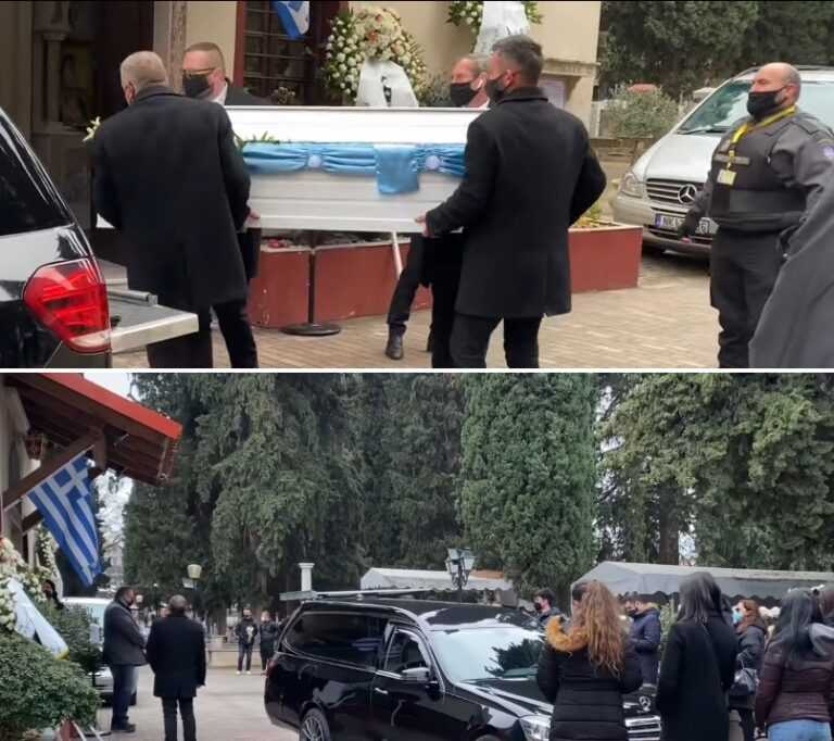 Tο τελευταίο αντίο στον 19χρονο Άλκη – Tραγικές φιγούρες οι γονείς του (Βίντεο)