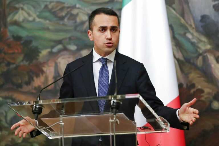 Ιταλία, ΥπΕξ Λουίτζι Ντι Μάιο: Η διπλωματία χρειάζεται χρόνο, οι κυρώσεις ως οπλοστάσιο ειρηνικών εργαλείων