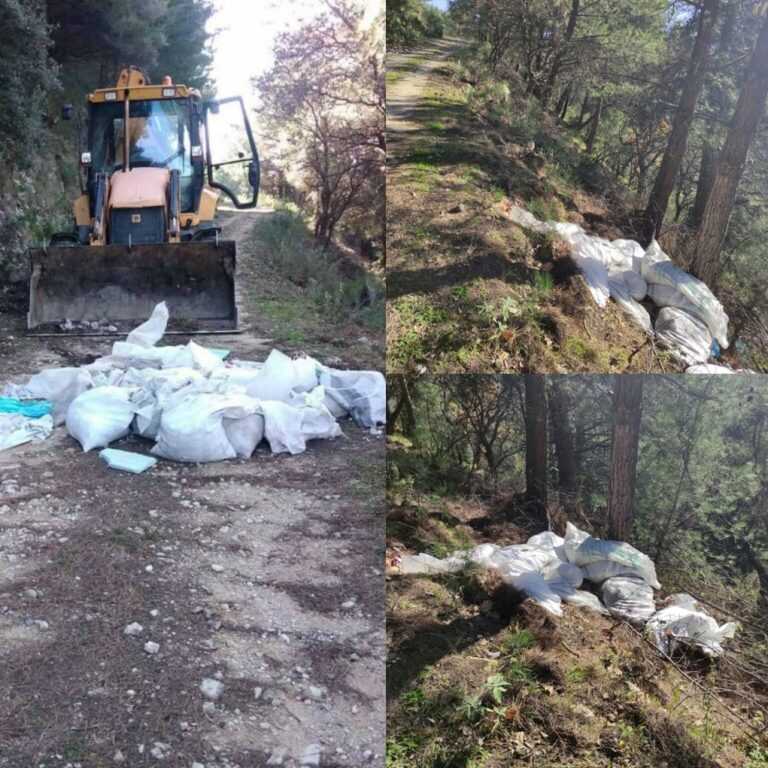 Ηγουμενίτσα: Εικόνες ντροπής και ασέβειας τα σκουπίδια στο δάσος 