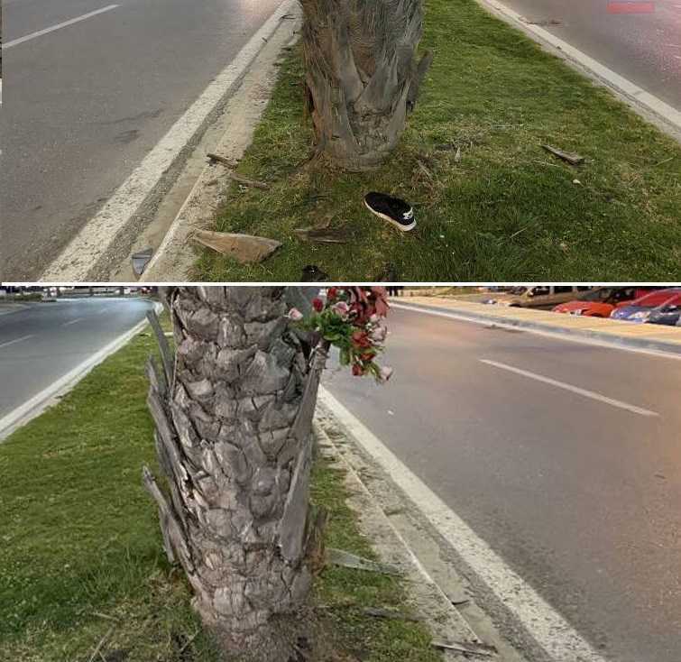 Τραγωδία: Σκοτώθηκε 31χρονος αναβάτης μηχανής που έπεσε πάνω σε φοίνικα