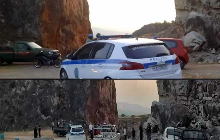 47χρονος έπεσε από βράχο σε νταμάρι και σκοτώθηκε 