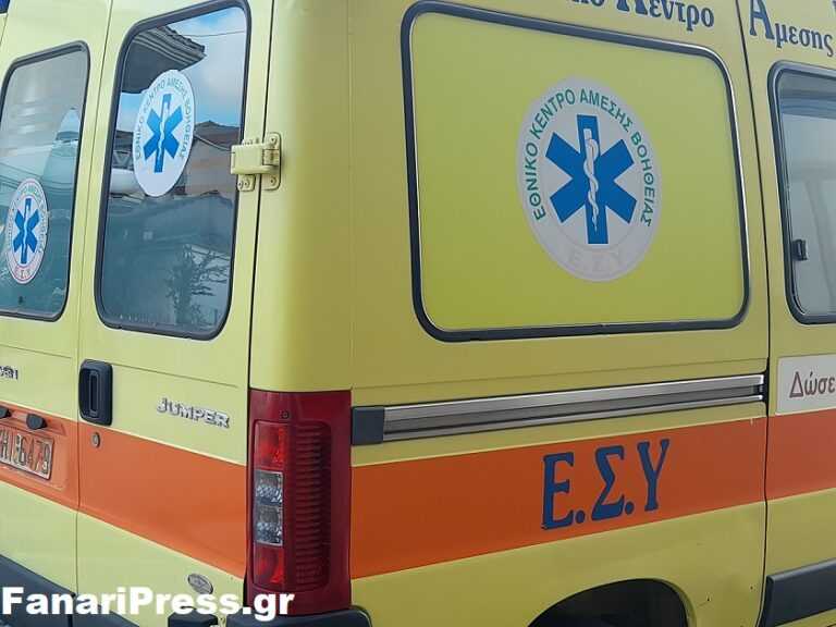 Στο νοσοκομείο 22χρονος δικυκλιστής μετά από τροχαίο στην Πρέβεζα