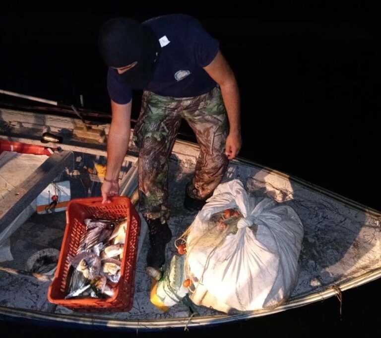Νέο διπλό «χτύπημα» στην παράνομη αλιεία στο Κομμένο Άρτας