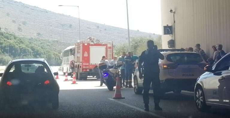 Ηγουμενίτσα: Πυρκαγιά σε τουριστικό λεωφορείο στην Εγνατία Οδό