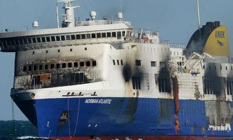 Norman Atlantic: Το βούλευμα για το ναυάγιο με τους 12 νεκρούς – To πλοίο δεν ήταν αξιόπλοο και ασφαλές για τους επιβάτες