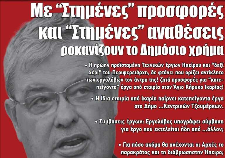 Το παρακράτος του Καχριμάνη αποθρασυμένο εμπλέκει στις δουλειές του και την… Ικαρία! – Με “Στημένες” προσφορές και “Στημένες” αναθέσεις ροκανίζουν το Δημόσιο χρήμα