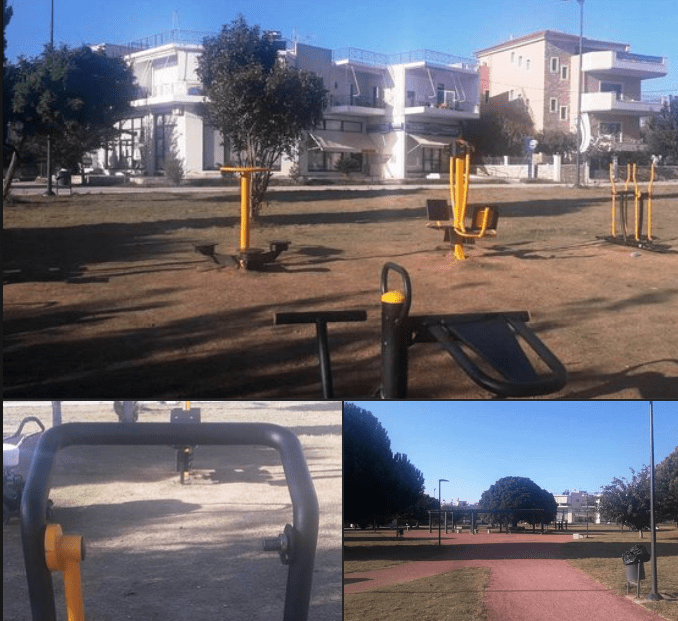 Άγνωστοι βανδάλισαν το υπαίθριο γυμναστήριο του Πάρκου Δημοκρατίας στην Πρέβεζα