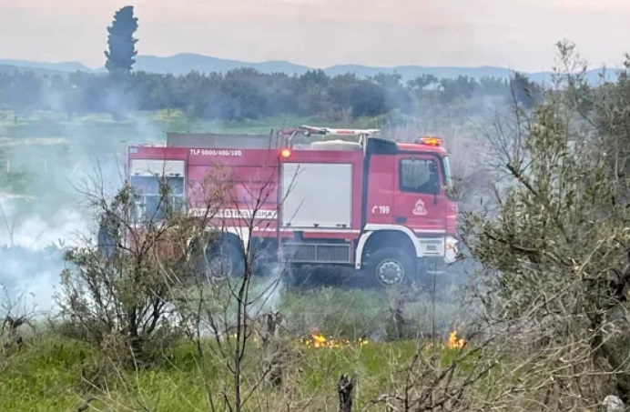 Αγρότης πέθανε μπροστά στα μάτια της γυναίκας του προσπαθώντας να σβήσει φωτιά στο χωράφι του