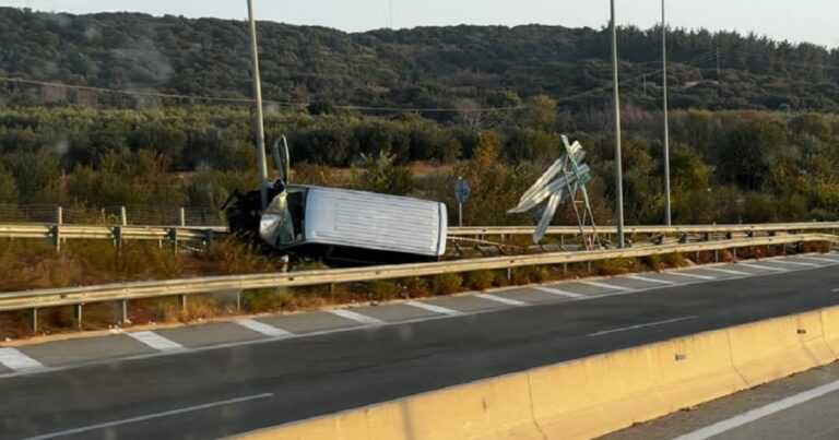 Νέο τροχαίο δυστύχημα δουλεμπορικού στην Εγνατία Οδό