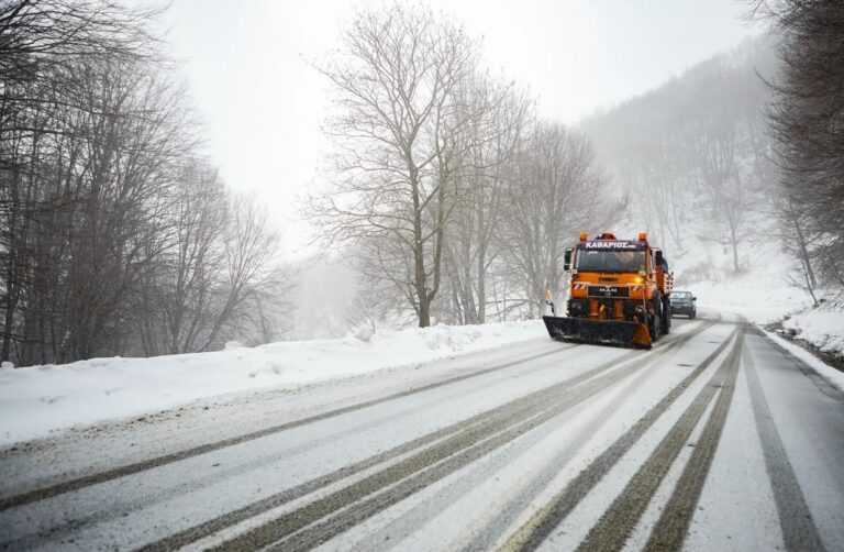 Προβλήματα δημιούργησε η έντονη χιονόπτωση στα ορεινά του Νομού Ιωαννίνων