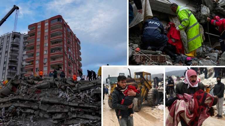 Πάνω από 2.500 οι νεκροί σε Συρία και Τουρκία