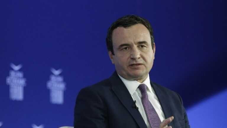 Bέβαιος για το ευρωπαϊκό μέλλον του Κοσόβου δηλώνει ο πρωθυπουργός του  Άλμπιν Κούρτι