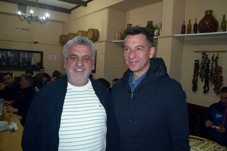 Στην κοπή πίτας του Κεραυνού Θεσπρωτικού παρευρέθηκε ο Γιώργος Δημητρίου εκπροσωπώντας την ΕΠΣ Πρέβεζας-Λευκάδας